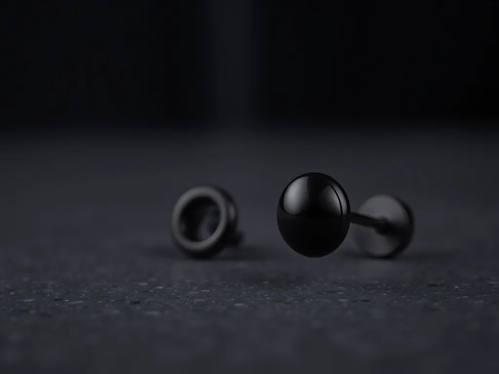 Czarny kolczyk męski: co oznacza jego wybór i stylizacja?