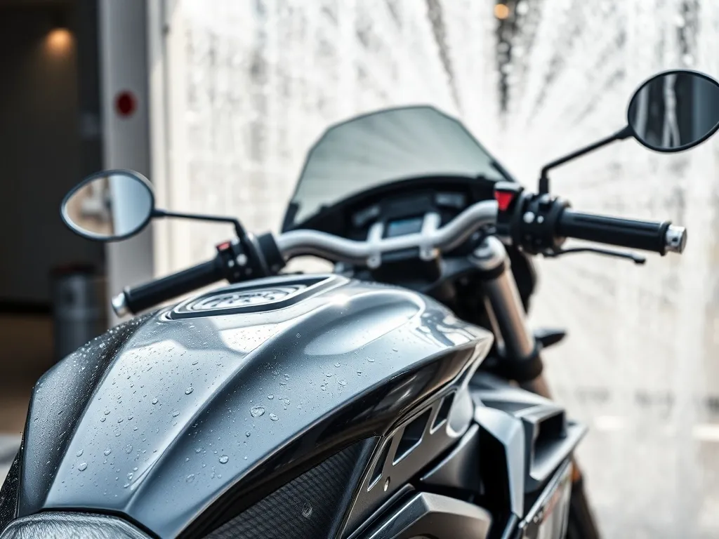 Jak myć motocykl na myjni bezdotykowej: praktyczne porady i wskazówki