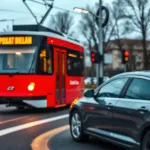 Kto ma pierwszeństwo: tramwaj na rondzie czy samochód?